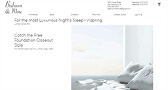 Desktop Screenshot of bedroomandmore.com